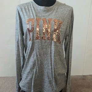 VS pink bling long sleeve